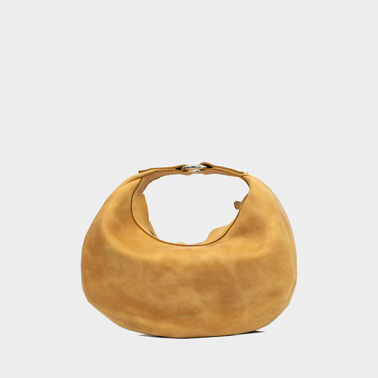 torebka skórzana żółta