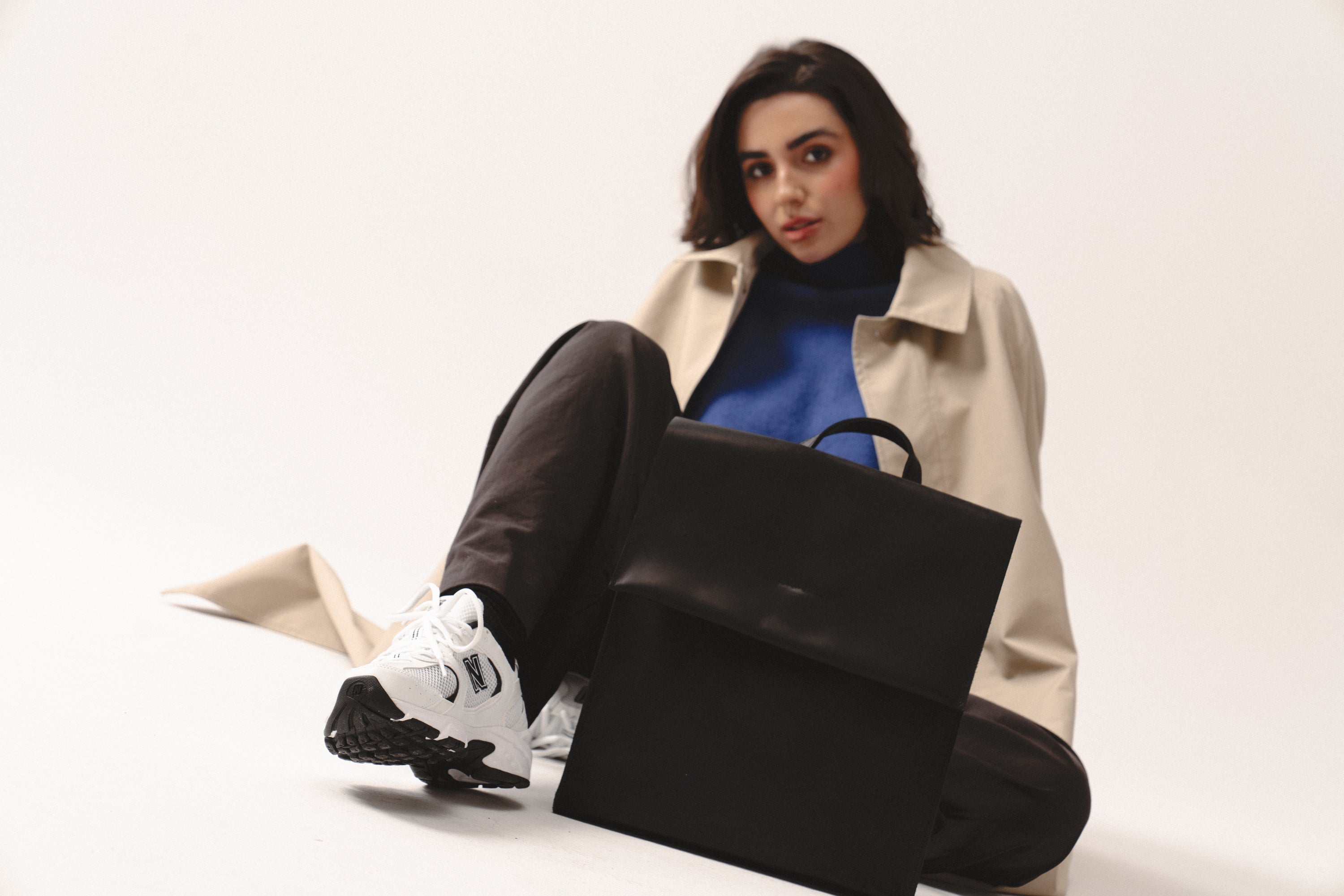 Plecak skórzany - Fi (Czarny)
