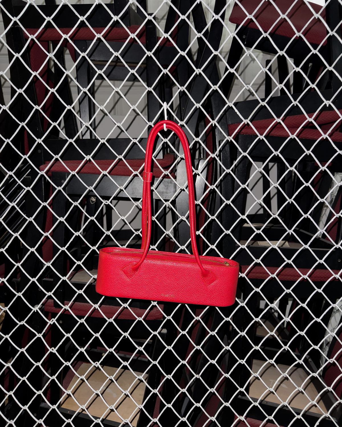 Bolso de piel Teckelete (rojo)