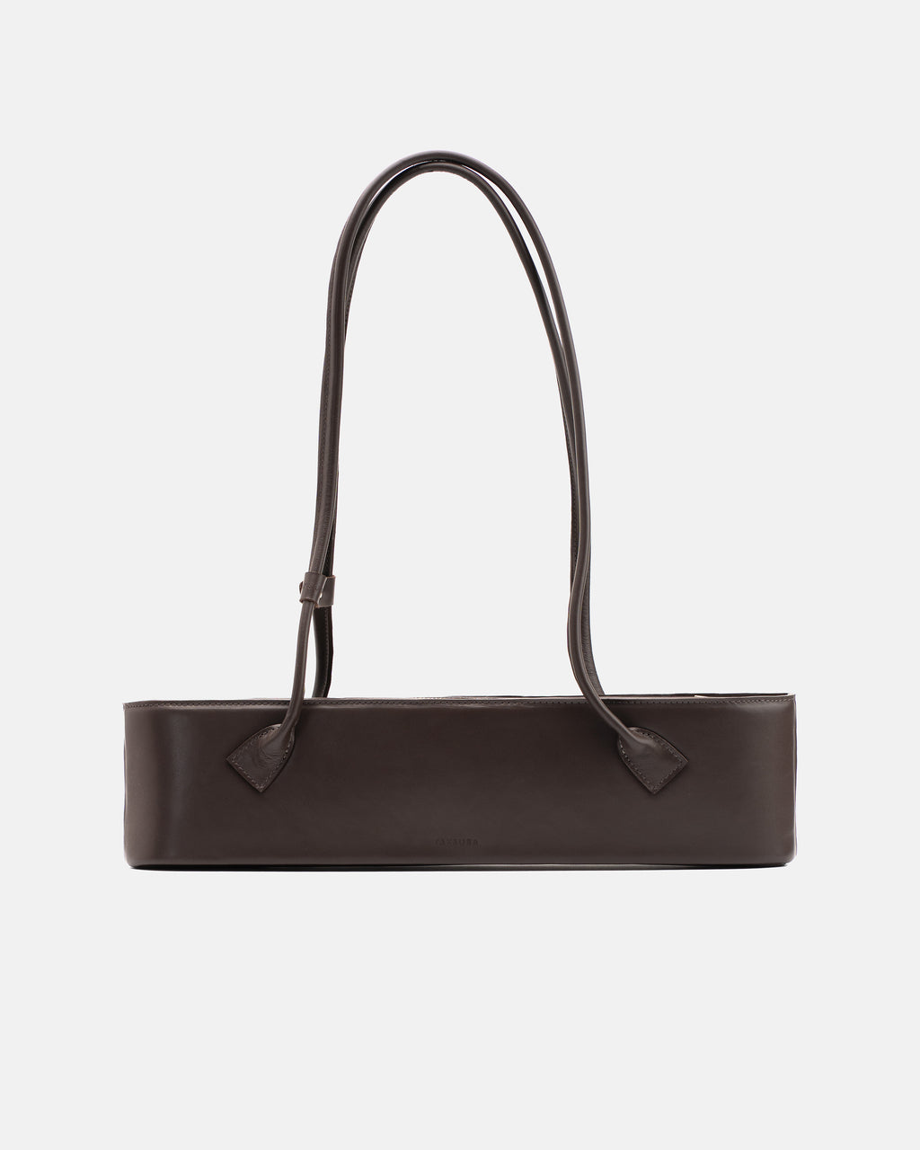 Teckelete Leather Handbag (Black Coffee)
