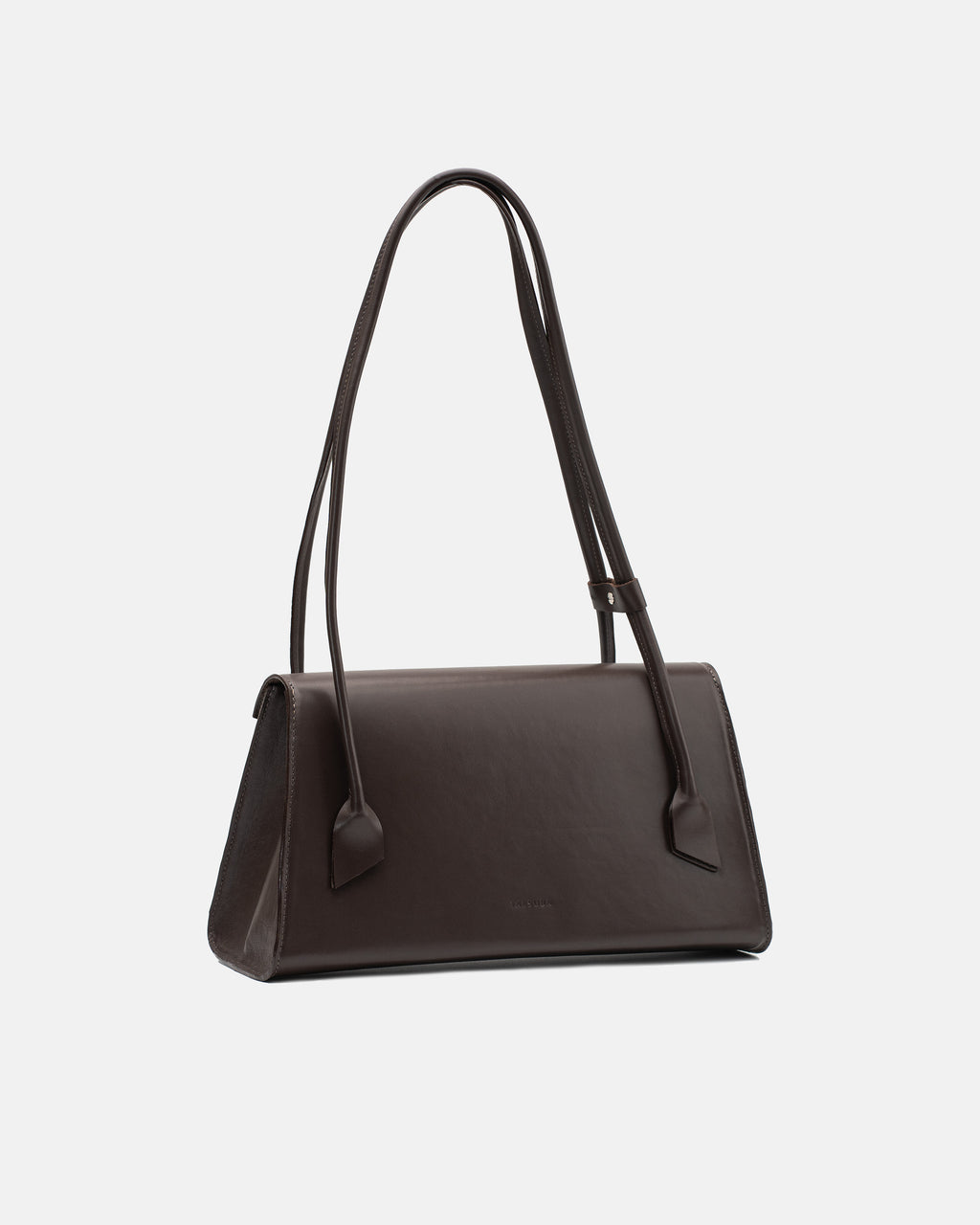 Alvera M Leder Handtasche (Schwarz)