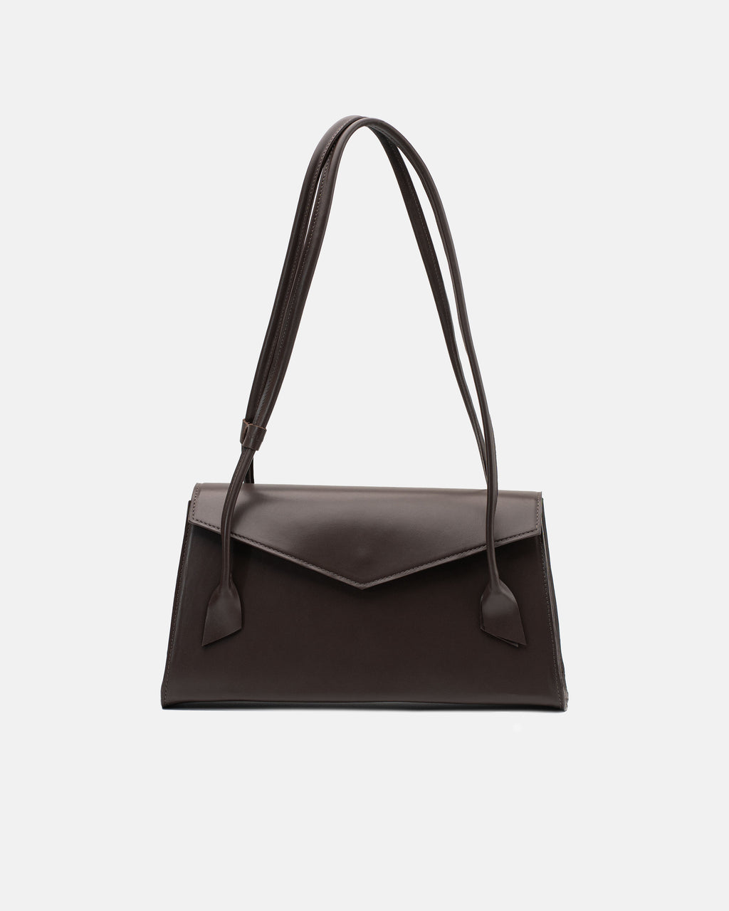 Alvera M Leder Handtasche (Schwarz)
