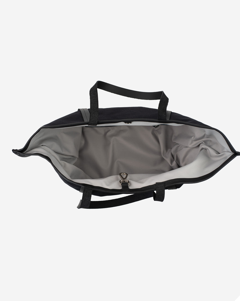 Astra Shopper Canvas with leather straps (Black)