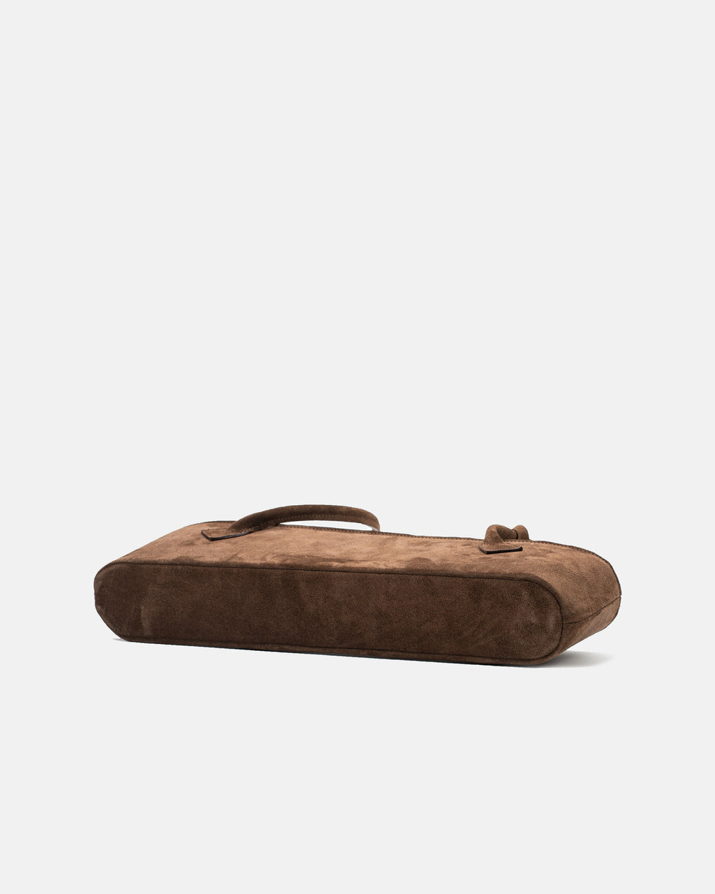 Teckelete Lederhandtasche (Black Coffee)