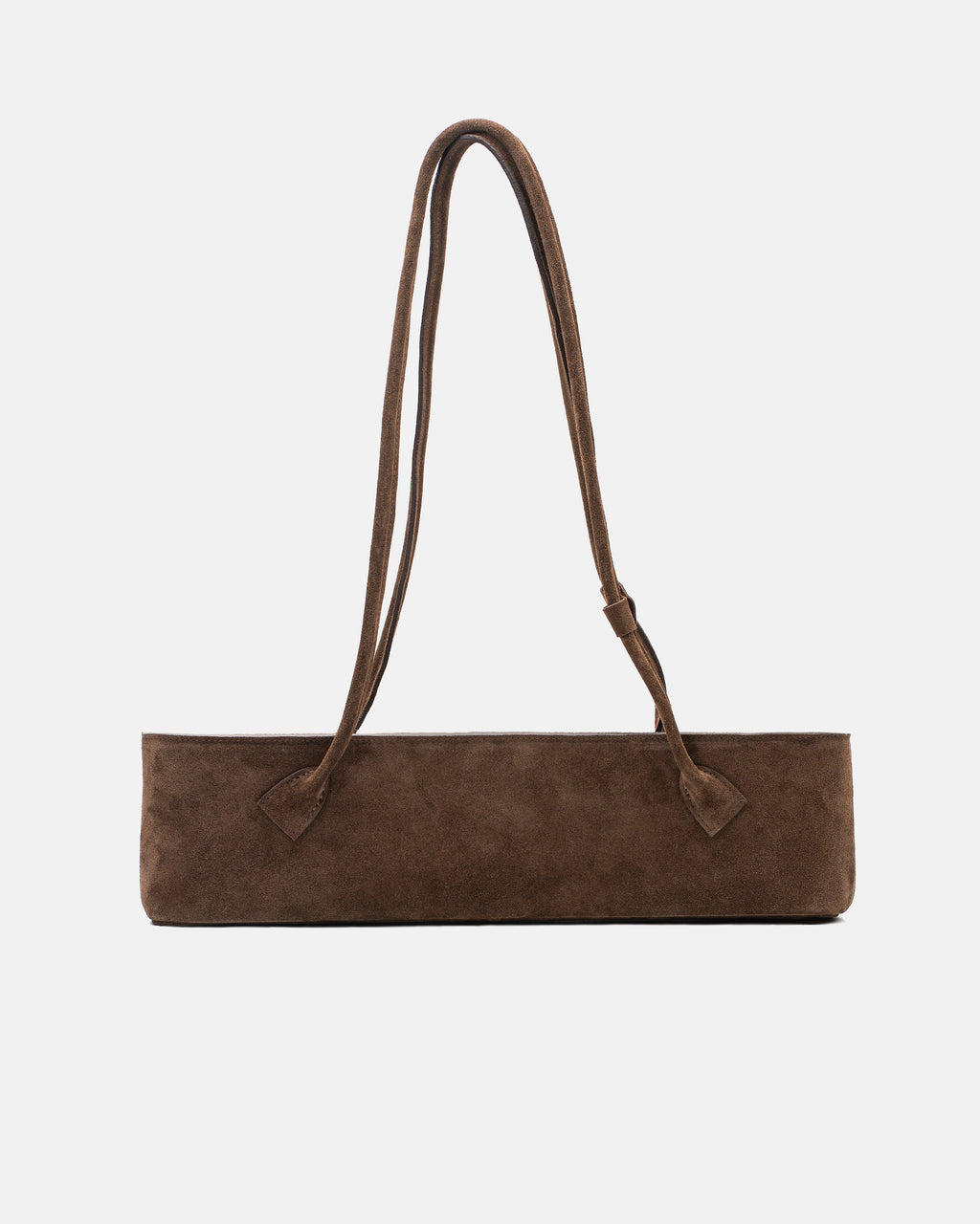 Teckelete Lederhandtasche (Black Coffee)