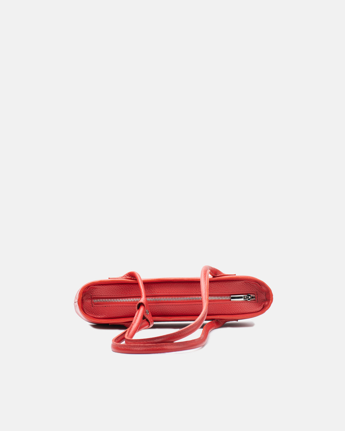 Teckelete Mini red leather shoulder bag, additional product photograph