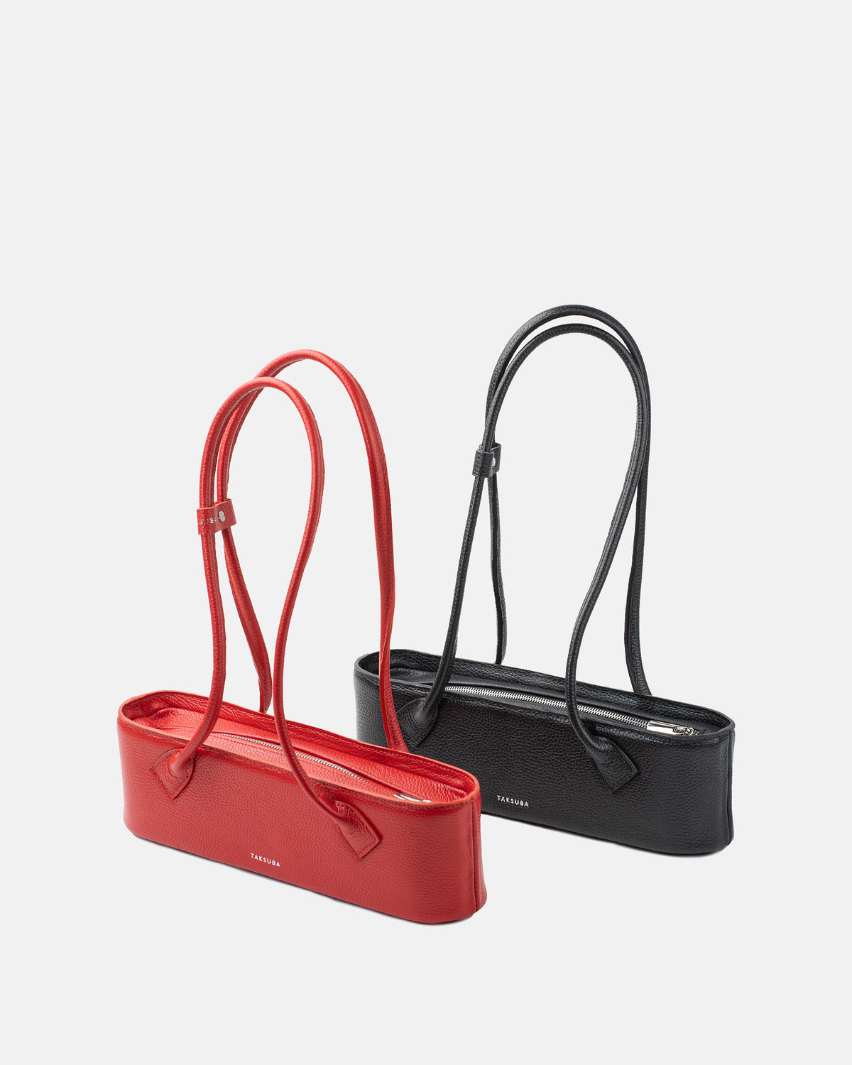 TAKSUBA Teckelete Mini handbag in black Italian leather