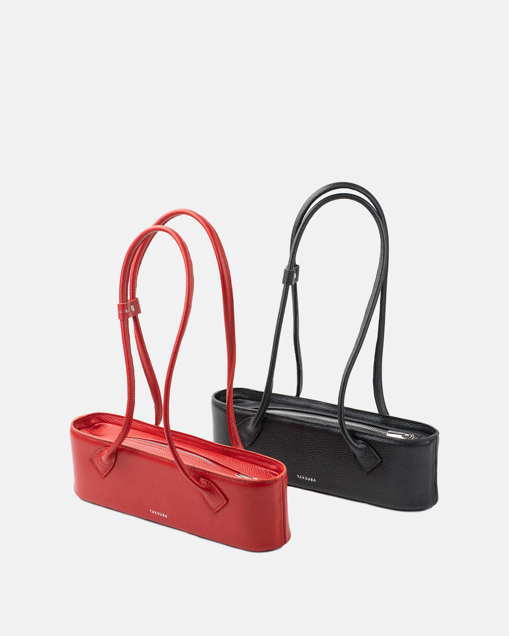 Red Italian leather Teckelete Mini handbag