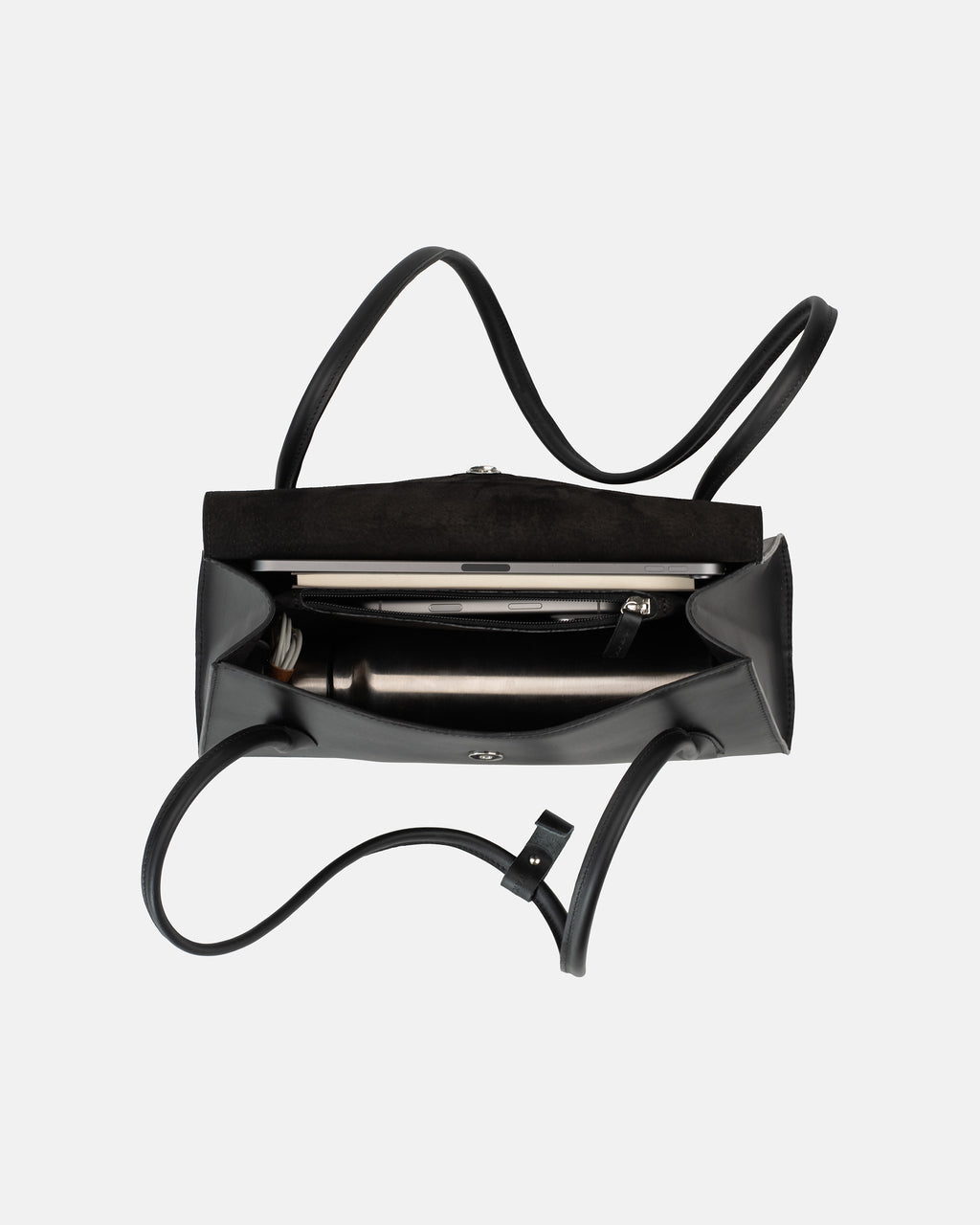 Sac en cuir - Alvera M (Noir)