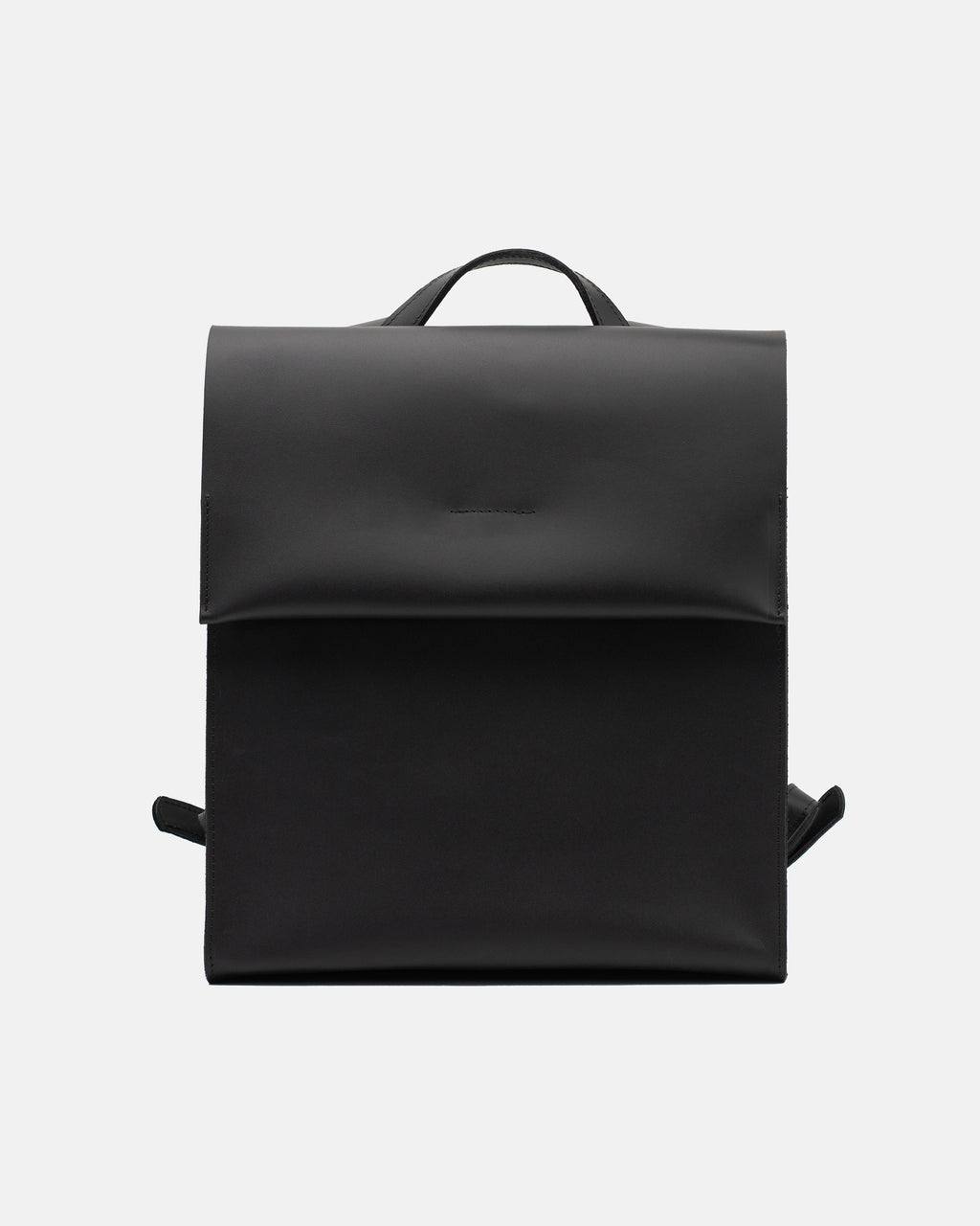 Black Fi leather backpack by TAKSUBA