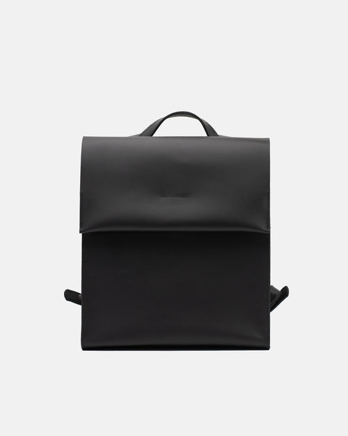 Black Fi leather backpack by TAKSUBA